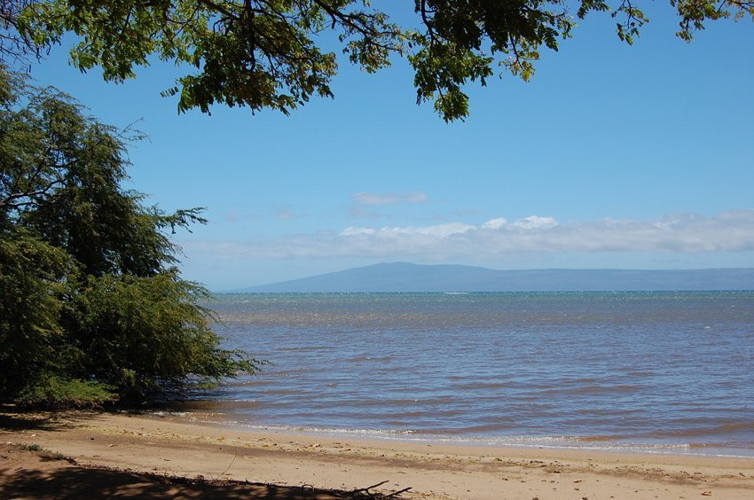 View to Lanai island