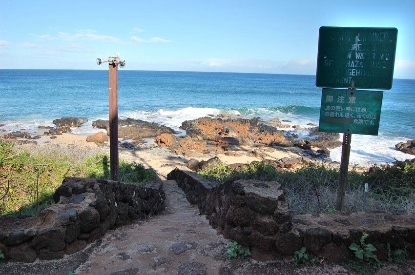 Stairs to the beach