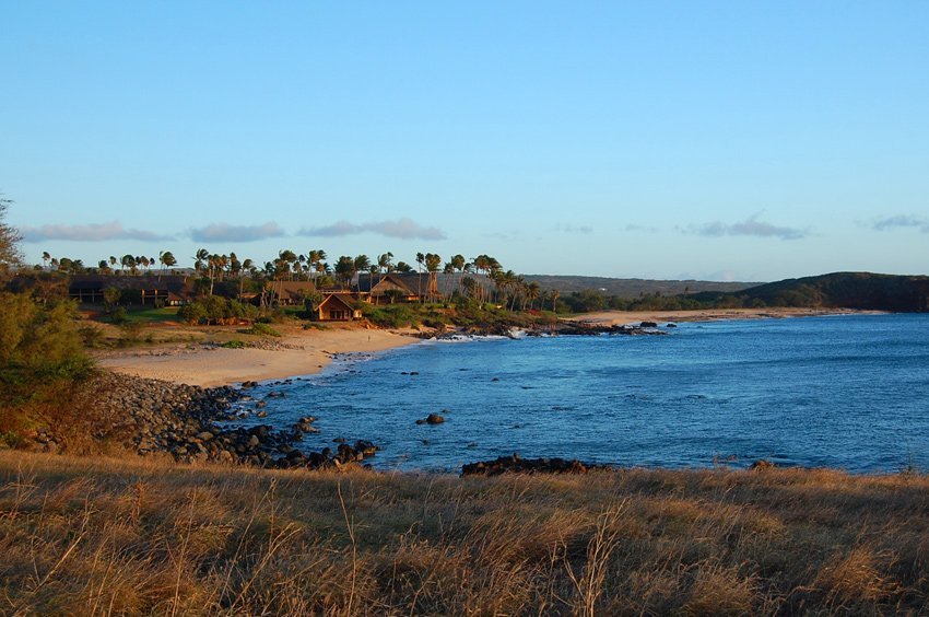 The two parts of Kepuhi Beach