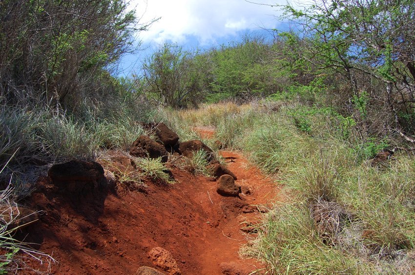 Short trail to Paka'a Beach