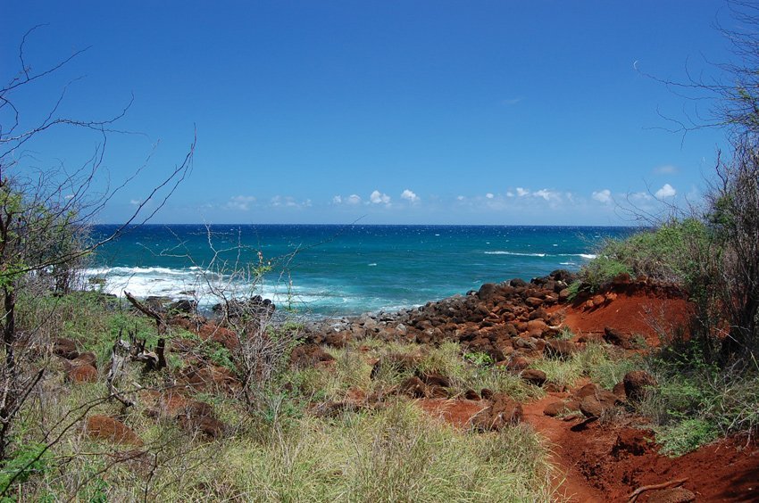 View to Paka'a Beach