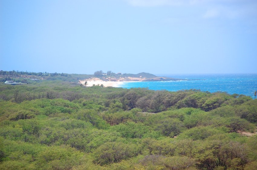 View to Papohaku from Kaluakoi Road