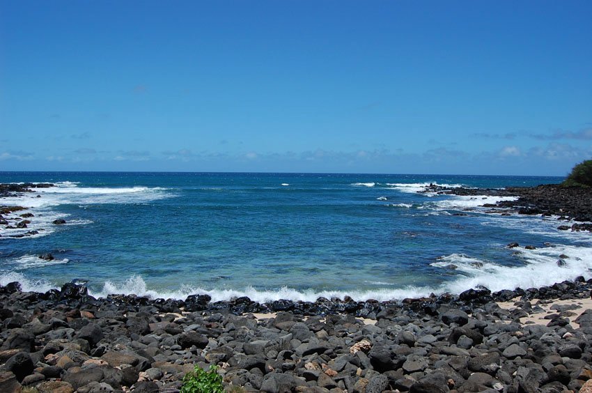 Po'olau Beach on Molokai