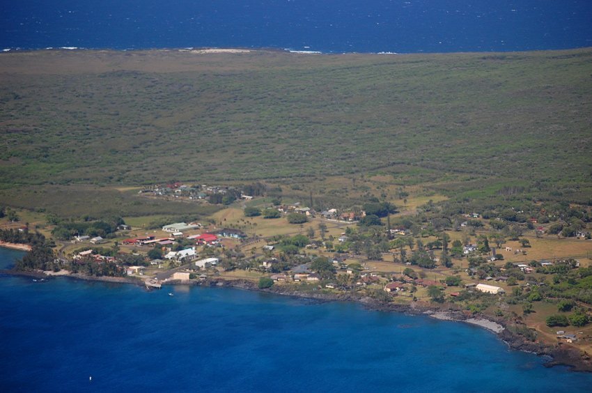 Isolated settlement on Molokai