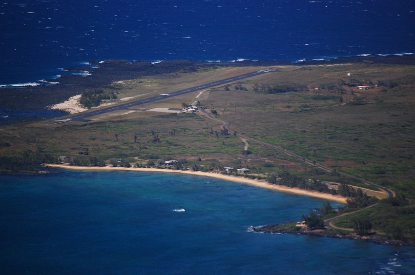 Kalaupapa Airport and Iliopi'i Beach