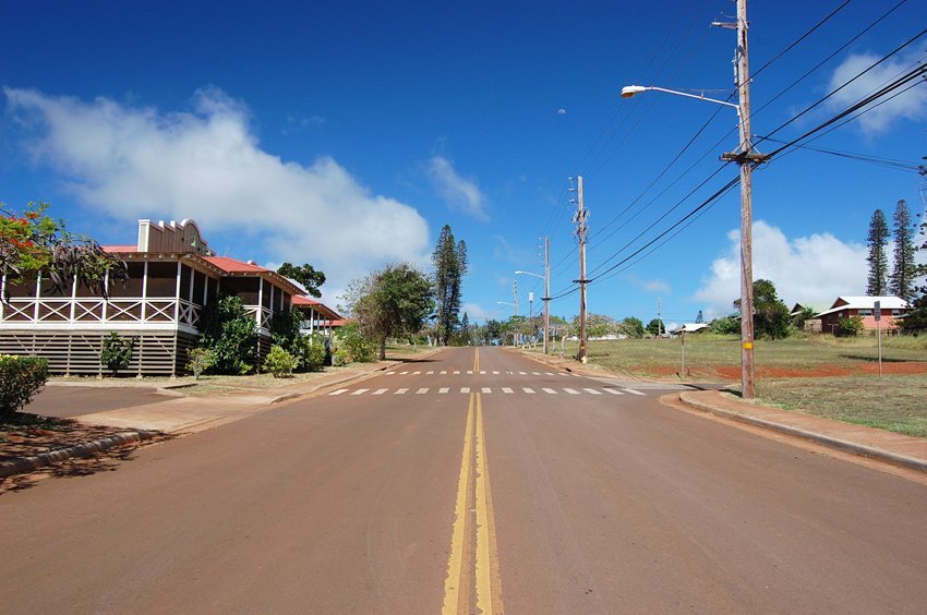 Street in Maunaloa