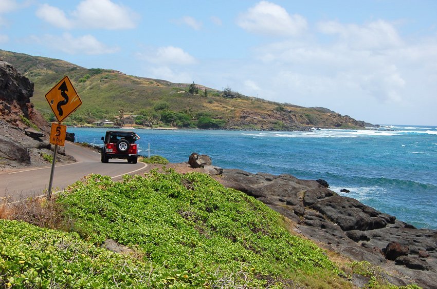 View from a lookout near Murphy's Beach