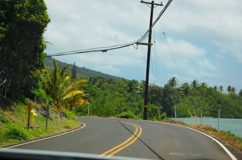 Blind curve on Route 450