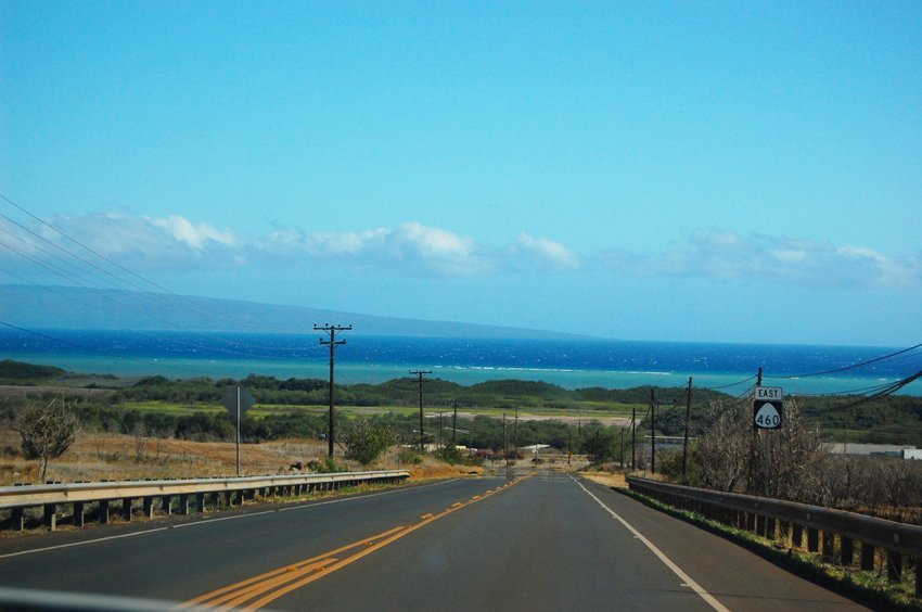 Driving to Kaunakakai