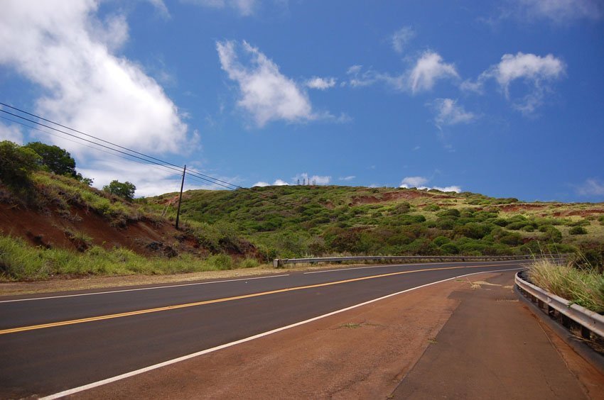 Molokai scenery at mile marker 13