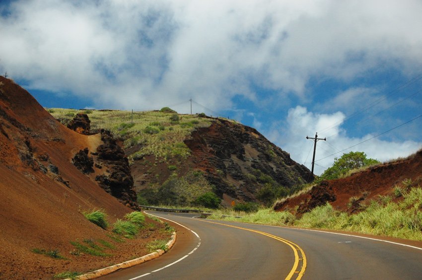 Scenic and winding road