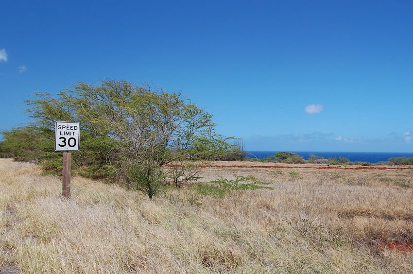 Panoramic ocean views on Molokai