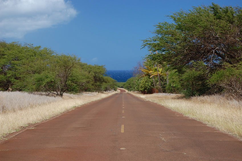 Scenic driving on Molokai