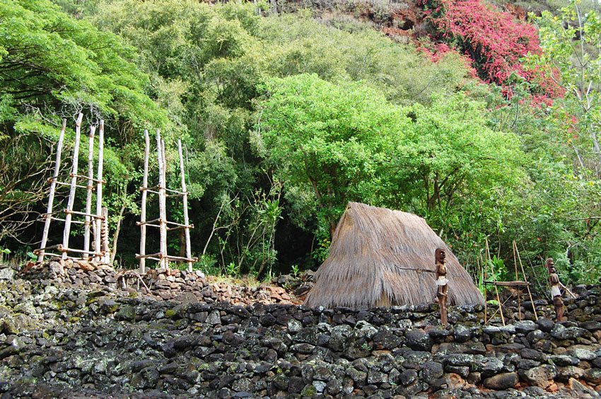 Hawaiian sacred temple