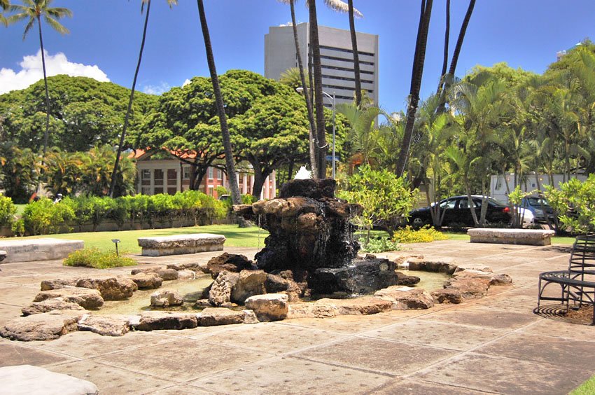 Sacred spring in Honolulu