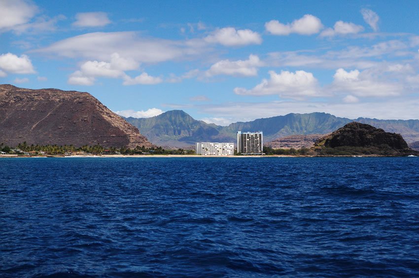 Mauna Lahilahi seen from the ocean