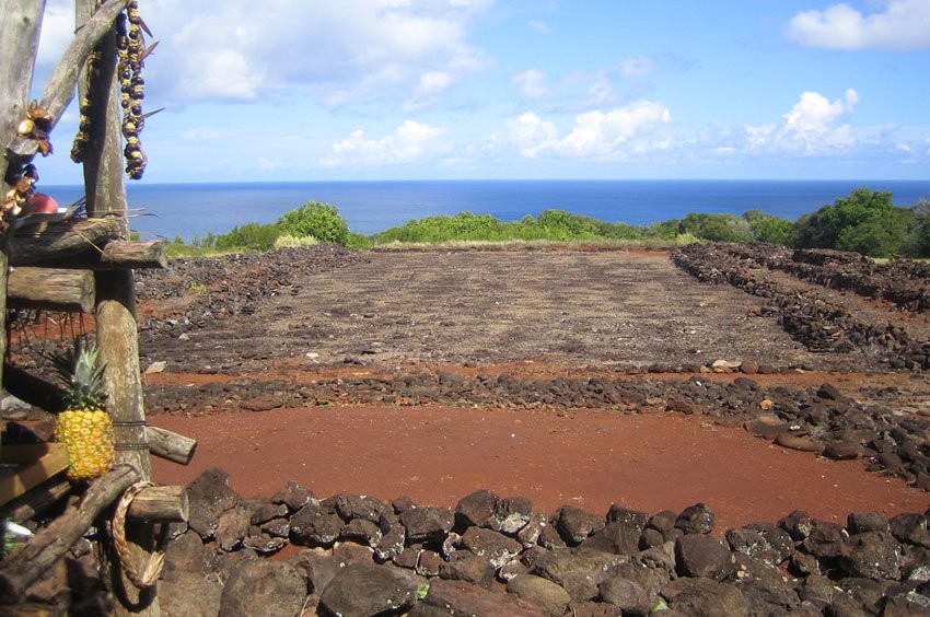 Sacrificial Hawaiian heiau