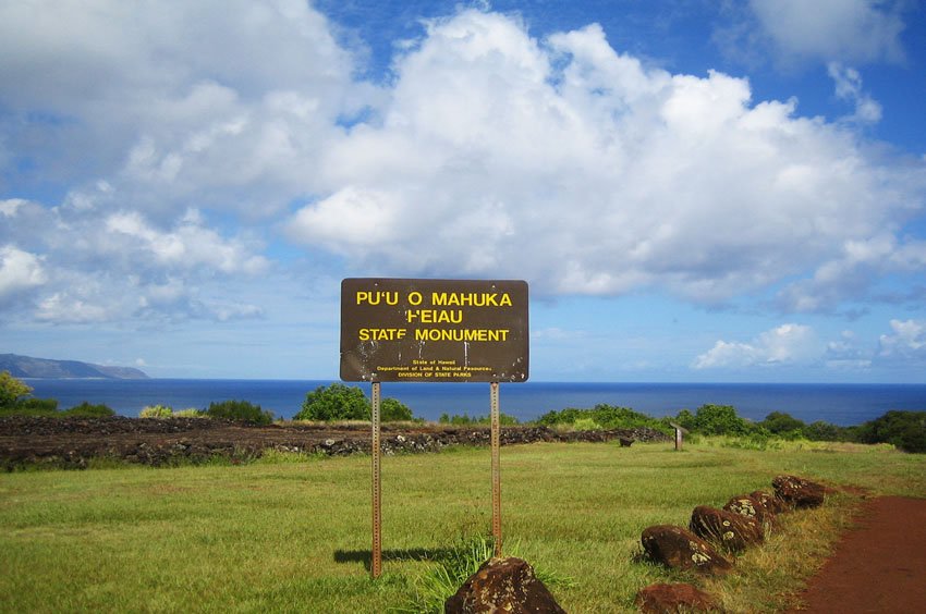 Sacred Hawaiian temple