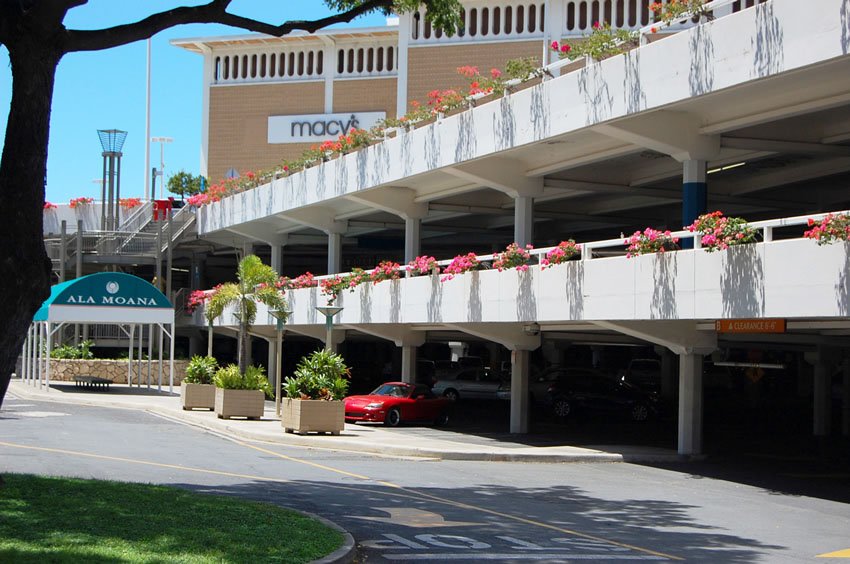 Ala Moana Shopping Center parking lot