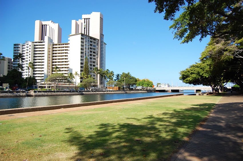 Ala Wai Canal on Oahu