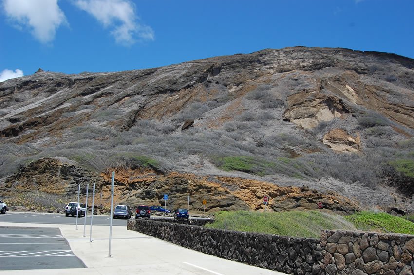 Halona Blowhole parking area