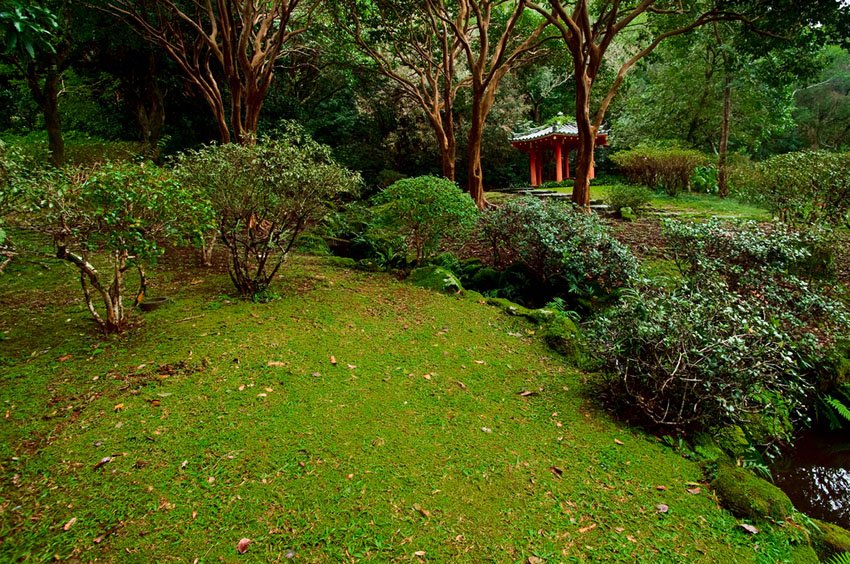 Gazebo at the temple's garden