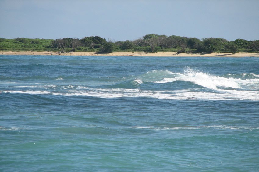 Island's shoreline