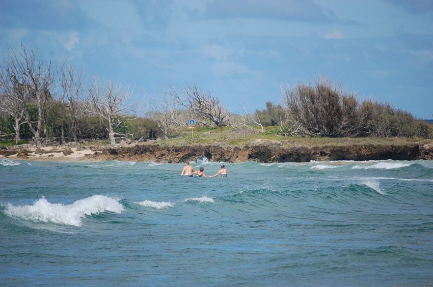 Walking to Goat Island