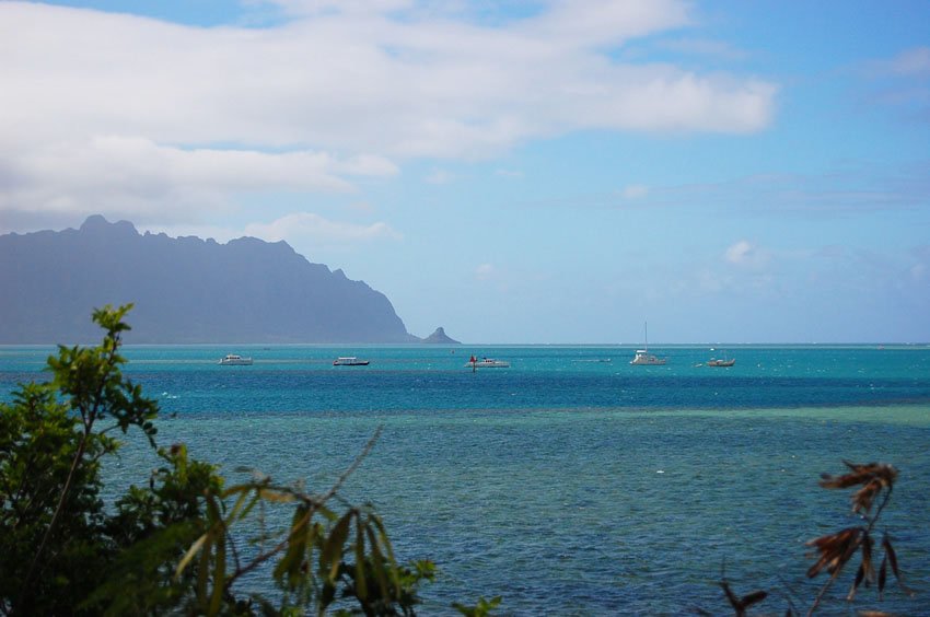 Ko'olau Mountains and Chinaman's Hat