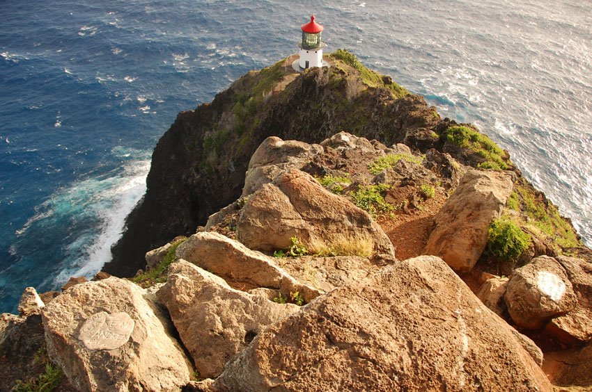 Aerial view of Makapu'u Beach