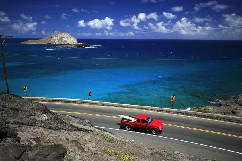 Scenic Oahu drive