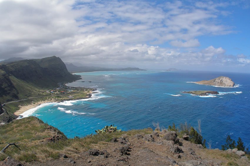 Makapu'u Beach and Rabbit Island