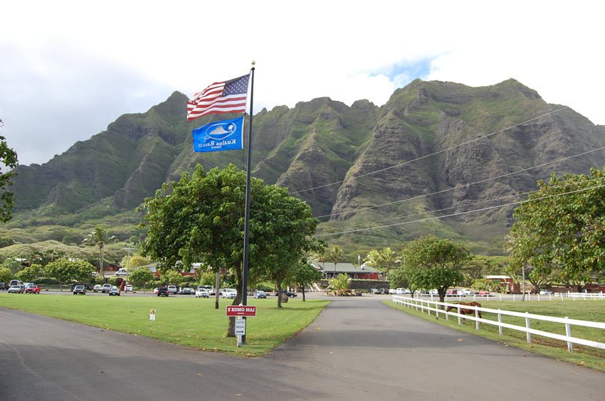 Entry to the ranch