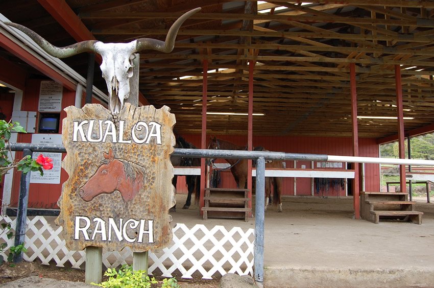 Kualoa Ranch stable