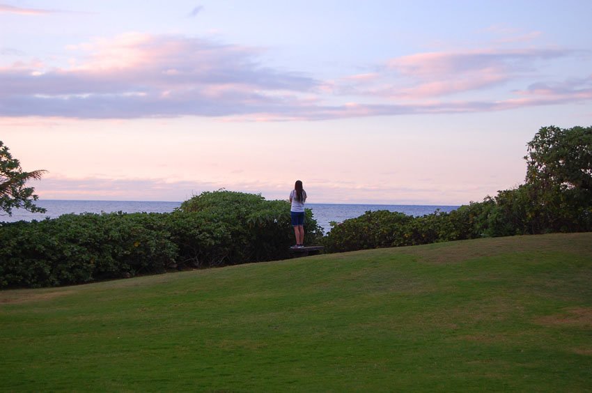 Scenic sunset views in Kuilima