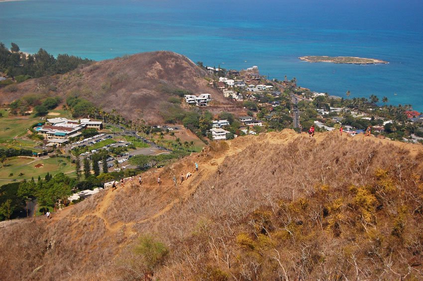 View to Lanikai and Flat Island