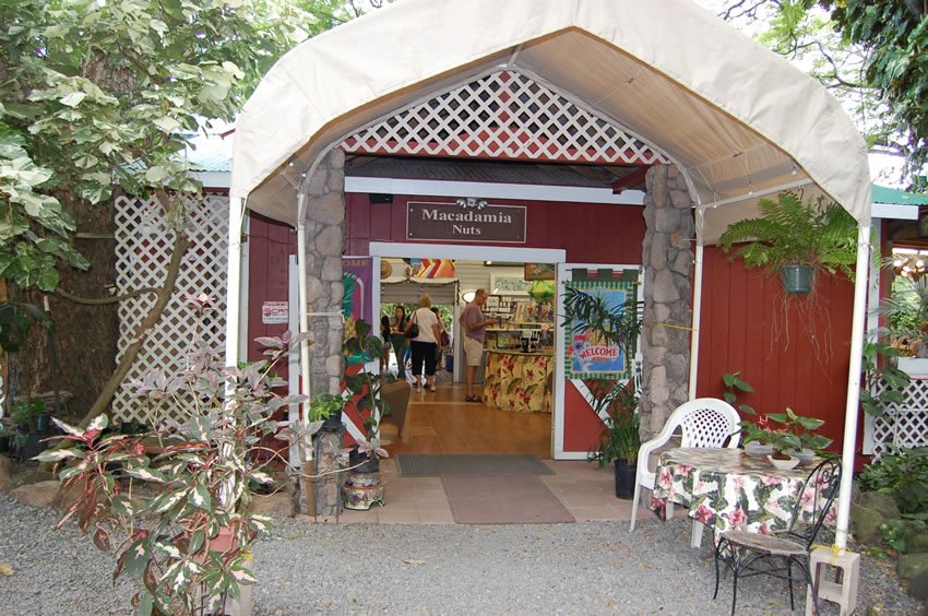 Entrance to the Tropical Farms on Oahu