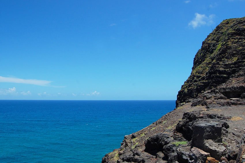 Beautiful blue ocean