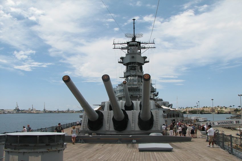 Aboard the USS Missouri