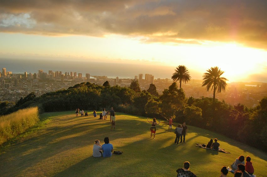 On the top of Honolulu