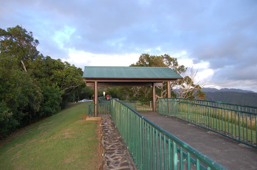 View to the park and parking lot