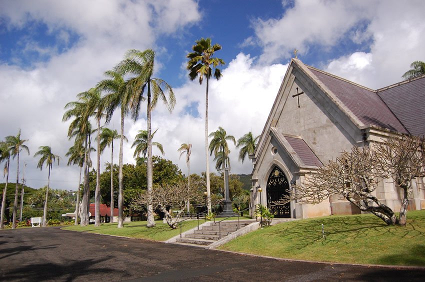 View to the chapel