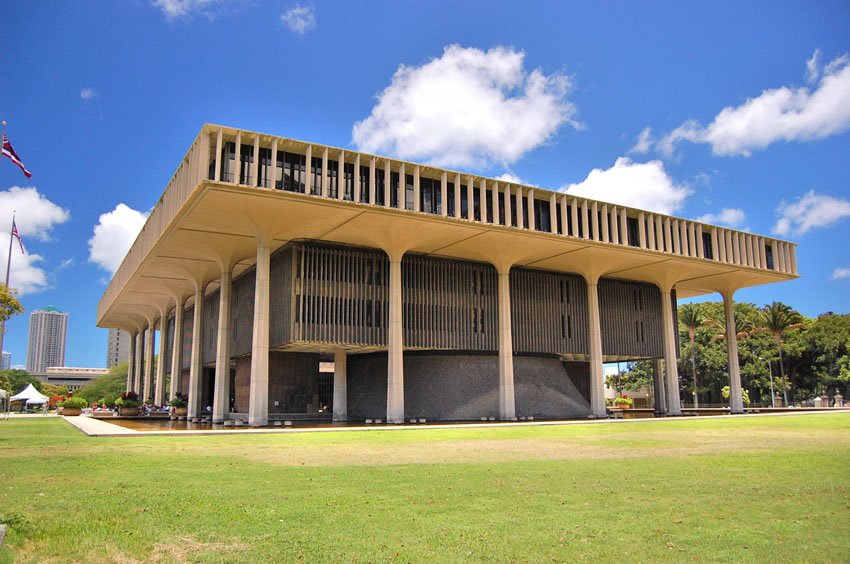 Hawaii State Capitol on Oahu