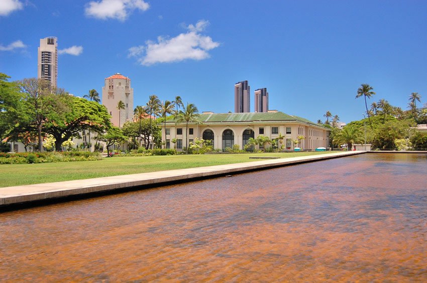 View from State Capitol in Honolulu