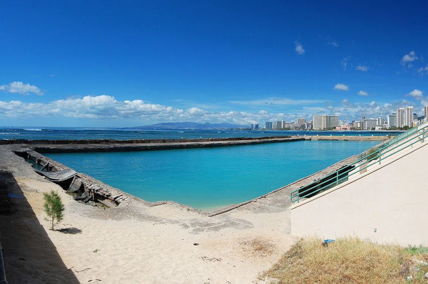 War Memorial Natatorium on Oahu