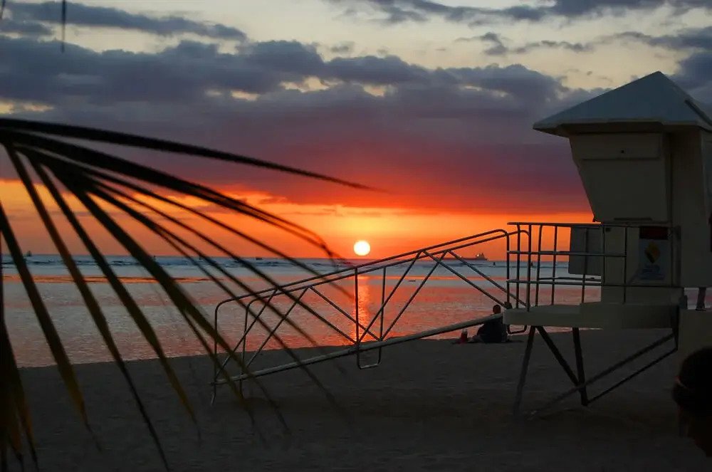 Beach sunset