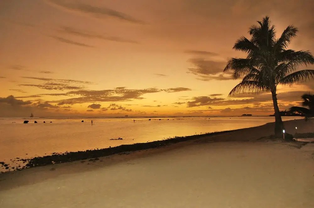 Ala Moana Beach sunset