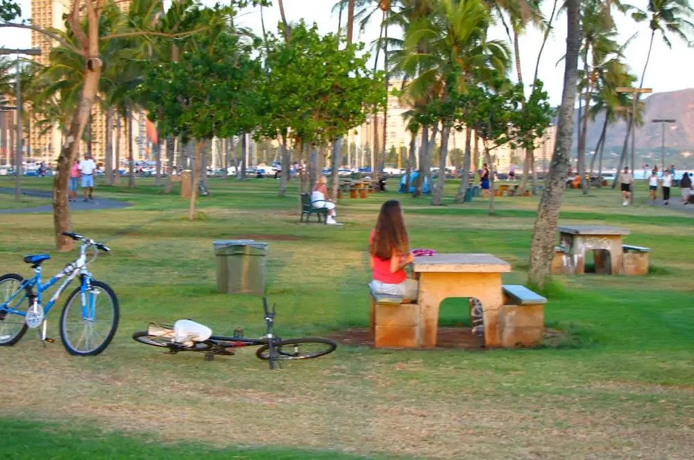 Magic Island picnic area