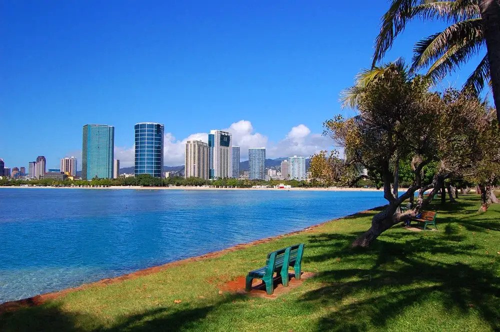 View from Magic Island