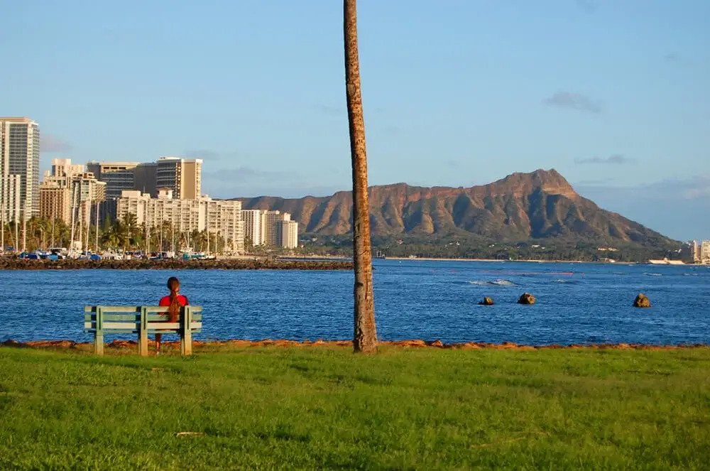 View to Waikiki and Diamond Head